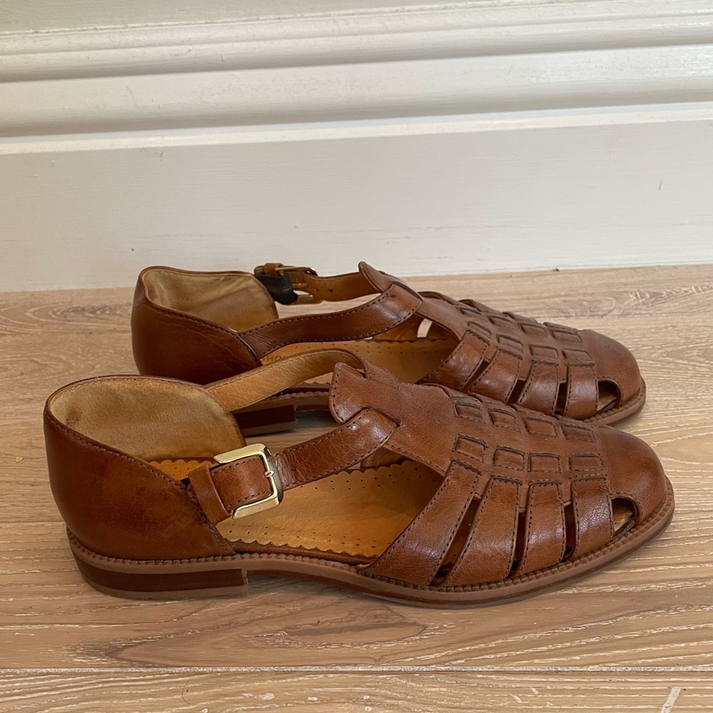 Brown Strappy Sandals made in Italy